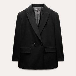 Zara Oversized Double Breasted Blazer
